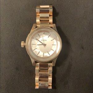 Nixon Facet 38 Woman’s Watch in Rose Gold *New*
